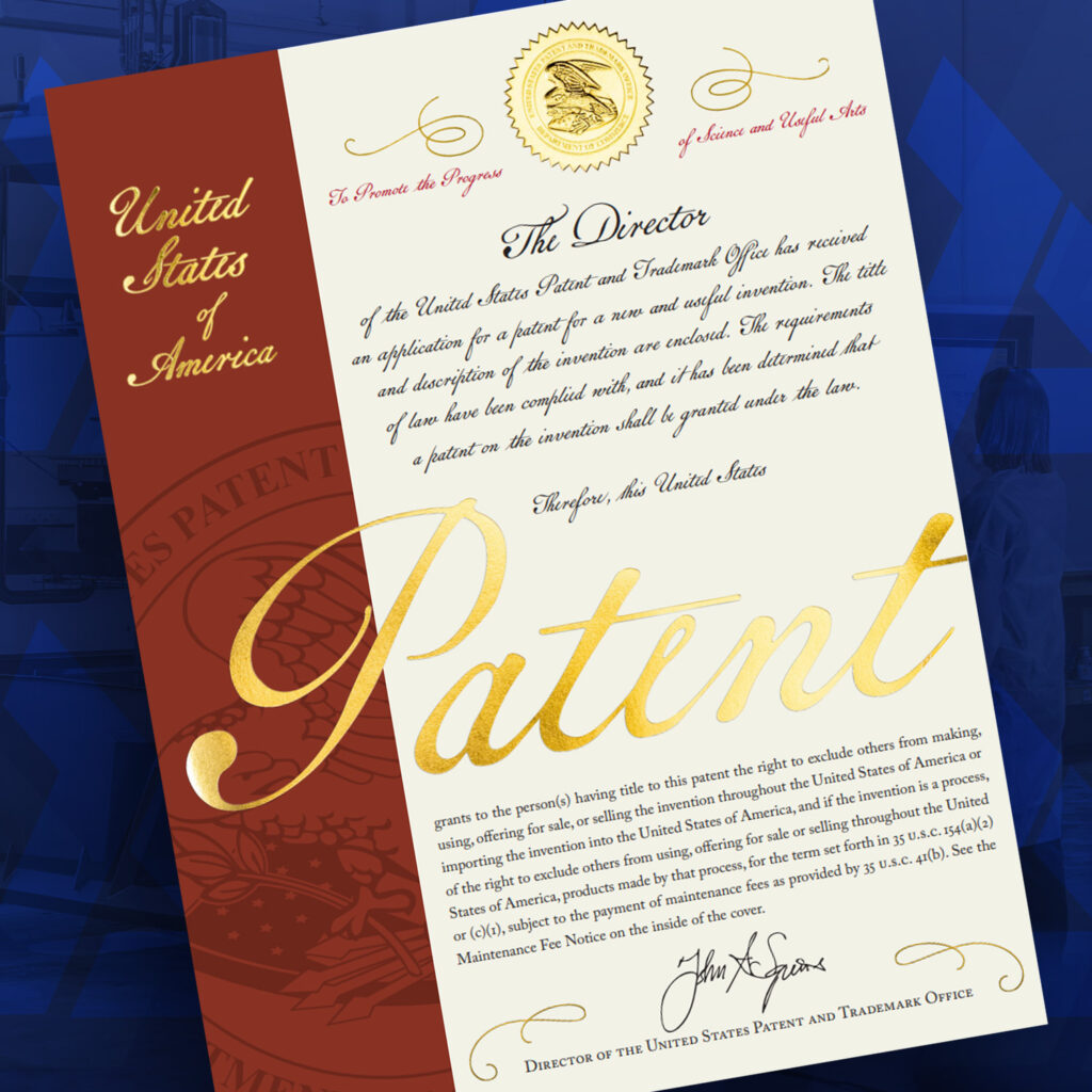 US Patent granted for the Rotary Disc Texturizer